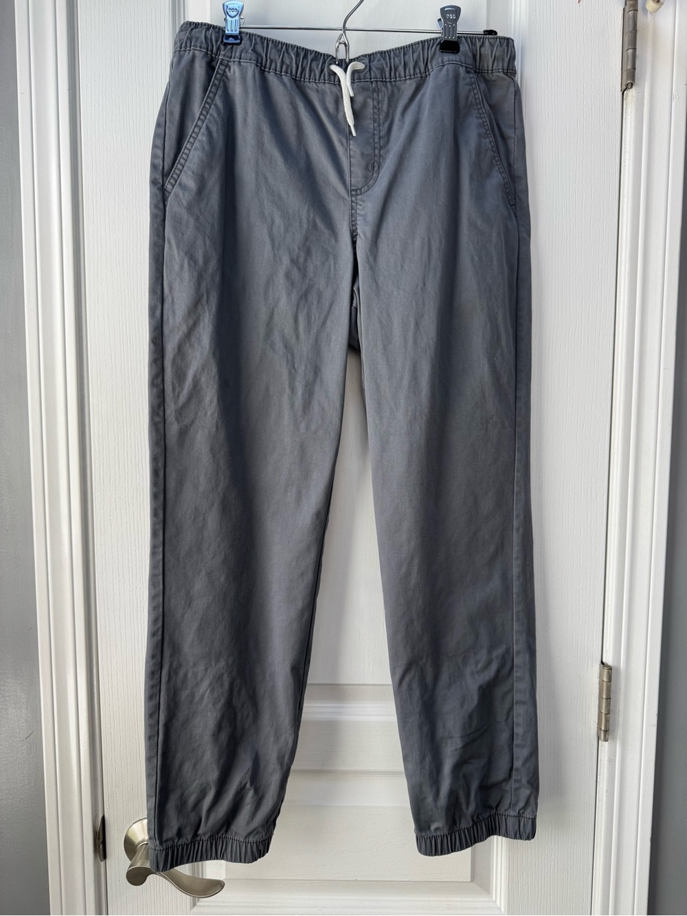 Cat & Jack Gray Elastic-Waist Jogger Dress Pants